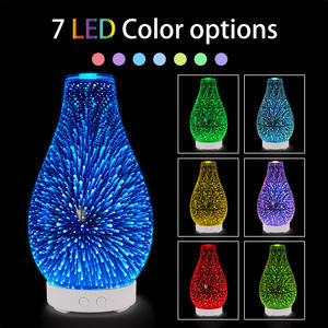 Diffuseur d'arômes Nagomi 3D en verre 0,5L avec lumière LED et humidificateur pour usage domestique - Product Image 2