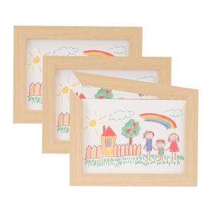 กรอบรูปศิลปะสำหรับ<span class=keywords><strong>เด็ก</strong></span>ทำจากไม้สามารถถอดออกได้ทำจากไม้แท้พร้อมรูป<span class=keywords><strong>ภาพ</strong></span>ทำจากแก้วของขวัญทำจากไม้กรอบไม้สำหรับภาพ<span class=keywords><strong>วาด</strong></span> - Product Image 1