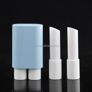 หลอดลิปแบบสองช่องใหม่ - ภาชนะบรรจุลิปสติก/ลิปบาล์มทรงกลมแบบเปล่าสำหรับเติมลิปกลอสและลิปสติกแบบน้ำ - Product Image 5