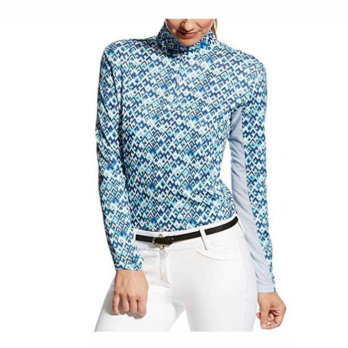 Футболка для верховой езды, дышащая, быстросохнущая, с сублимационным принтом