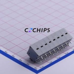 KF211R-5.0-8P Spring Terminal Block Bent Lead Through Hole,P=5mm Connector 5mm 8P 8 15A - Product Image 2