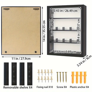 Tùy chỉnh 5x5 bóng hộp khung gỗ vuông chưa hoàn thành gỗ bóng hộp khung và hộp Bóng khung gỗ - Product Image 5