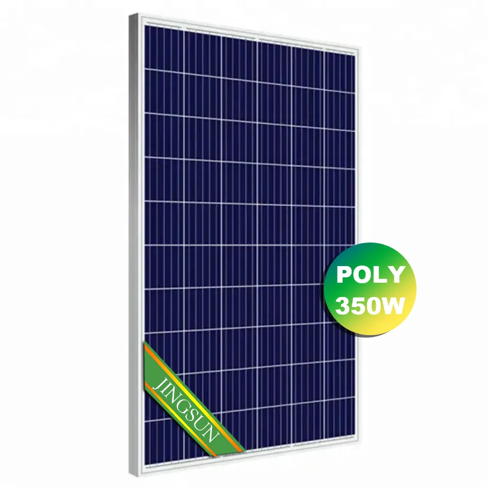 Jingsun painel solar portátil, 72 células poly 350w, polycrystalline, para sistema de energia solar