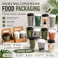 Gobelets en papier personnalisés à paroi simple, sans BPA, avec revêtement PE, pour boissons au matcha et au thé vert, gobelets à café imprimés personnalisés approuvés