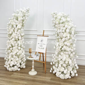 عرس الديكور زهرة أو القرن الحرير خلفية الزفاف الاصطناعي قوس - Product Image 2