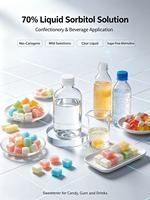 Sirop de D-Sorbitol Liquide de Qualité Alimentaire 70% Humectant Édulcorant Matière Première CAS 50-70-4 E420