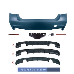 Kit de Carrocería Completo Estilo <span class=keywords><strong>M</strong></span>-Tech para <span class=keywords><strong>BMW</strong></span> <span class=keywords><strong>Serie</strong></span> 3 F30 F35 2012-2019, Parachoques Delantero y Trasero, Faldones Laterales - Product Image 4