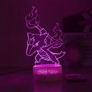 Lampe LED <span class=keywords><strong>Pikachu</strong></span> 3D à 7 couleurs changeantes, veilleuse - Product Image 4