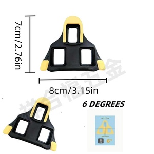 Tacchette SPD per <span class=keywords><strong>Scarpe</strong></span> da <span class=keywords><strong>Ciclismo</strong></span>, Compatibili con Pedali SPD-SL Sistema SH11 SH12 SH10, Ricambio per Tacchette Bici da <span class=keywords><strong>Strada</strong></span>/Montagna - Product Image 2