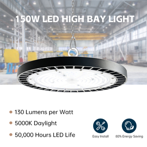 Chất Lượng Cao Giá Rẻ Công Nghiệp Ánh Sáng Mặt Dây Chuyền 150W IP65 Không Thấm Nước UFO Bay Cao Dẫn Ánh Sáng Cho Hội Thảo Nhà Kho Nhà Để Xe - Product Image 2