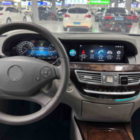 Radio multimedia para coche con pantalla táctil LCD 3 en 1, navegación GPS Android para Mercedes Benz S W221 2006-2013, compatible con CarPlay