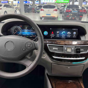 Autoradio multimédia GPS Android avec écran tactile LCD 3-en-1 pour Mercedes Benz Classe S W221 2006-2013 CarPlay - Product Image 4