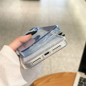 เคสโทรศัพท์แม่เหล็กแบบมีกลิตเตอร์สำหรับ iPhone 18 Pro Max 17 16 15 พร้อมกรอบป้องกันกล้อง ดีไซน์วิบวับ โปร่งใส กันกระแทก - Product Image 6