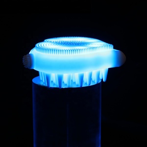 Bàn Chải Rửa Mặt Silicon IPX7 Chống Nước Giá Nhà Sản Xuất Logo Tùy Chỉnh Hai Mặt Kèm Mát Xa Cố Định Và Làm Nóng - Product Image 5