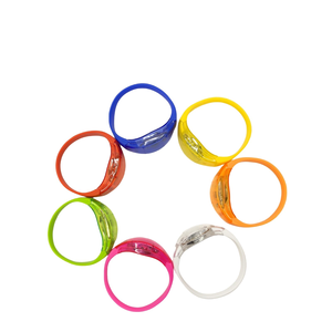 Pulsera LED Activada por Sonido de Silicona, Pulsera LED Intermitente para Fiestas y Conciertos - Product Image 1