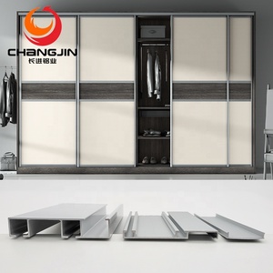 Hồ Sơ đùn nhôm cho tủ quần áo cửa trượt khung nhôm cho tủ quần áo trượt - Product Image 2