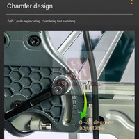 Machine de découpe de carreaux de céramique à plat avec capacité de traitement du granit, fonction de chanfreinage du moteur, machine de découpe de pierre