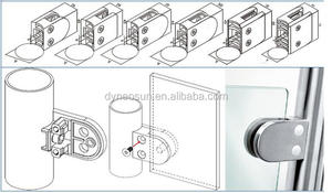 Pince à verre <span class=keywords><strong>murale</strong></span> en acier inoxydable - Product Image 3