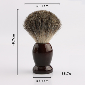 100% <span class=keywords><strong>blaireau</strong></span> en bois pur <span class=keywords><strong>blaireau</strong></span>, brosse à barbe <span class=keywords><strong>haut</strong></span> <span class=keywords><strong>de</strong></span> <span class=keywords><strong>gamme</strong></span> pour un <span class=keywords><strong>rasage</strong></span> <span class=keywords><strong>de</strong></span> qualité <span class=keywords><strong>de</strong></span> salon - Product Image 3