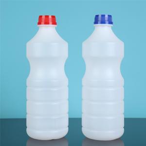 Bouteille en plastique pour boissons 1L 1.25L avec bouchon à vis, forme ronde, emballage pour vin et boissons - Product Image 1