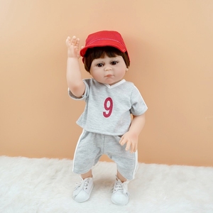 ตุ๊กตาซิลิโคนสำหรับเด็กขนาด18นิ้ว,ตุ๊กตาเด็กซิลิโคนเหมือนจริงตุ๊กตา Reborn Silicon สำหรับเด็กเล่นเชื่อกัน - Product Image 4