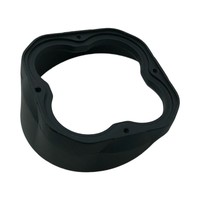 Services de moulage de capteurs industriels avec trous d'anneaux de montage de précision usinés CNC et revêtement en poudre personnalisé, certifiés ISO9001:2015
