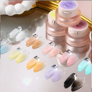 Nuevo Esmalte de Uñas de Gel con Malla Elástica que se Puede Aplicar en Capas para Degradado Ombre y Transferencia, No Requiere Capa Superior - Product Image 1