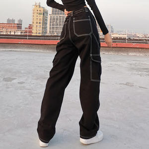 H-602 Nouveau pantalon cargo multi-poches pour femme, taille haute, style streetwear, pantalon long droit, printemps automne, pantalon décontracté slim pour femme - Product Image 4