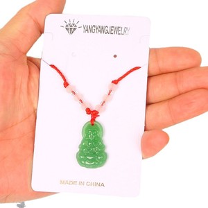 Collar con Colgante de Buda de Imitación de Jade de Yiwu, con Cuerda Roja, Unisex, Hecho en China - Product Image 5