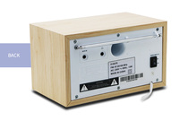 Radio domestique en bois AUX-IN BLUETOOTH FM DAB Radios Haut-parleur mono intégré
