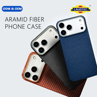 Étui magnétique en fibre d'aramide en gros pour iPhone 17 Pro Max, antidérapant, dissipation thermique, anti-traces de doigts, coque fine OEM ODM