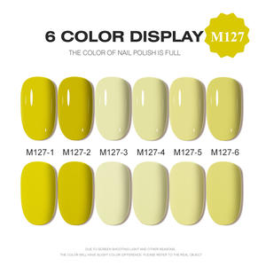 AILANUO Professional Vegan 15 ML UV Gel Polish Set 6 Couleurs TPO HEMA Free Haute Qualité Soak Nail Polish Private Label - Product Image 2