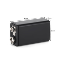 Boîtier de support de batterie au lithium ABS 9V Boîtes et supports de batterie personnalisables