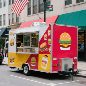 2025 Hot <b>Sale</b> Mobile Kitchen Trailers Outdoor Coffee Cart Trailer <b>Food</b> <b>Truck</b> - Product Image 3