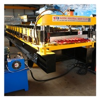 Machine industrielle de profilage à froid pour la fabrication de tôles de couverture en zinc