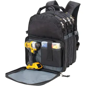 Çanta ağır özelleştirilmiş büyük birçok cepler alet çantası sırt çantası usta kiti depolama elektrikçi aracı sırt çantası