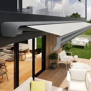 Toldo Retráctil Rectangular Tejido CANOPIA - Cubierta Eléctrica Impermeable para <span class=keywords><strong>Sol</strong></span>/Lluvia con Control Remoto para Exteriores y Negocios - Product Image 4