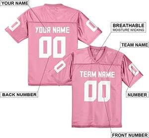 ניו ייצור מותאם אישית מועדון ג'רזי זול חולצת טריקו אמריקאי גרסת שחקן אמריקאי כדורגל ג'רזי - Product Image 3