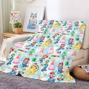 MOQ 1 pièce, livraison directe, couvertures de canapé et de lit en jacquard personnalisées à bas prix avec logos et images, couvertures pour enfants et bébés à motifs de dessins animés - Product Image 4
