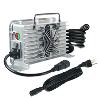 Chargeur de batterie Lifepo4 12V20A, entrée AC 24V, haute puissance 240W, charge rapide, étanche IP67, boîtier en aluminium, véhicules électriques DC