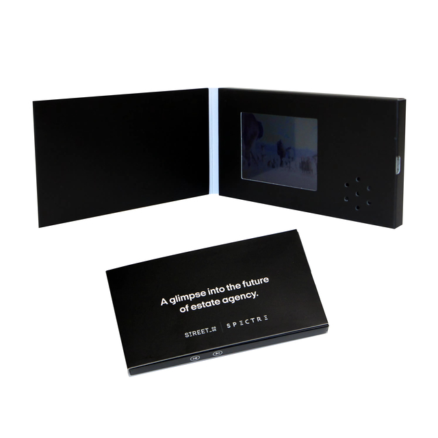 Custom Magnetic LCD Video Gift Box with Screen Display for Real Estate Business Promotion Marketing