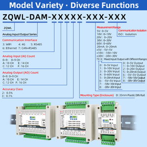 Módulo de E/S Analógico <span class=keywords><strong>Bipolar</strong></span> de Alta Precisión (0.1%) con CAN/RS-485, ADC de 16 Bits, Filtrado por Software y Protocolo Modbus RTU - Product Image 3