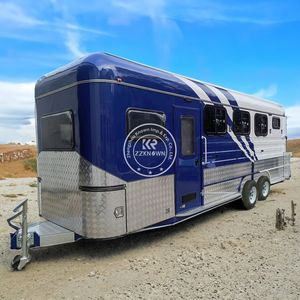 Remorque pour 3 chevaux de fabricant renommé à vendre, avec roues en alliage galvanisé à chaud, capacité maximale de 2800 kg - Product Image 1