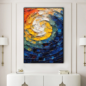 Offre Spéciale 50% Peinture <span class=keywords><strong>à</strong></span> l'huile de paysage floral peinte <span class=keywords><strong>à</strong></span> la main, taille personnalisable, design sur mesure, prix bas, toiles imprimées sur base <span class=keywords><strong>toile</strong></span> - Product Image 3
