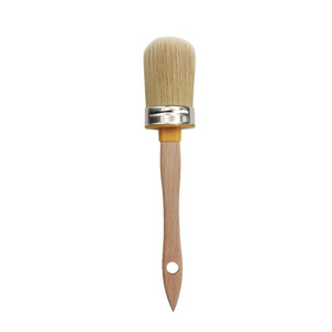 Pinceau ovale professionnel de grande taille pour la <span class=keywords><strong>peinture</strong></span> à la craie et au lait, et les pinceaux à cire, <span class=keywords><strong>peinture</strong></span> DIY, pochoirs ronds doux pour meubles - Product Image 2
