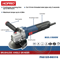 Meuleuse d'angle électrique robuste de 5 pouces 125mm Mini rectifieuse d'angle professionnelle usine de Chine