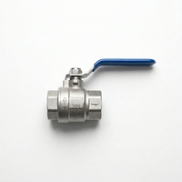 Válvulas de Bola Manuales de Acero Inoxidable 304 de 2 Piezas DN25 OEM Carp Journey Q11F-64P para Tuberías de Agua, Aceite y Gas