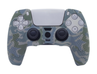 Coque de protection en silicone à transfert d'eau pour manette PS5 DualSense, avec grip antidérapant clouté pour PS5 – Vente chaude