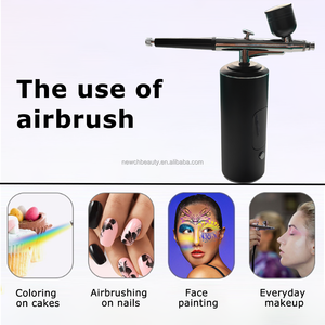 Mini aérographe, nouvelle machine à air comprimé pour le maquillage, pistolet pulvérisateur, ensemble d'aérographes pour le visage avec charge USB, pour le maquillage, le nail art, le tatouage, le kit de peinture - Product Image 3