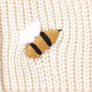 Mimixiong Cardigan Personalizzato con Ricamo a Forma di Ape, Abbigliamento Neutro per Bambini e Bambine, Maglione Morbido in Maglia - Product Image 6